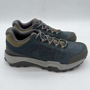Kuru Ridge Motion Leather Hiking Plantar Fasciitis Heel Support Boots Blue 7.5